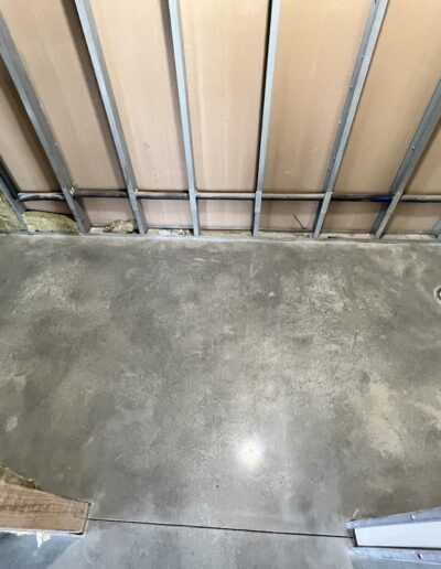 floor is polished an under progress